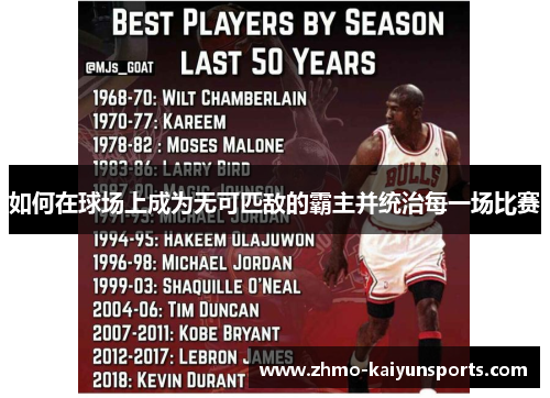 如何在球场上成为无可匹敌的霸主并统治每一场比赛 如何在球场上成为无可匹敌的霸主并统治每一场比赛