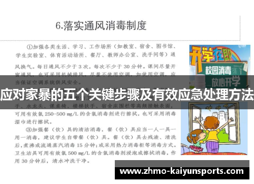 应对家暴的五个关键步骤及有效应急处理方法