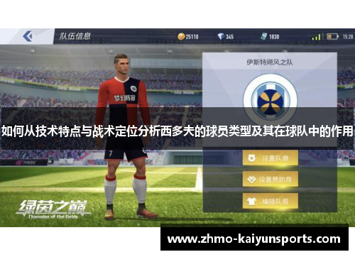 如何从技术特点与战术定位分析西多夫的球员类型及其在球队中的作用 如何从技术特点与战术定位分析西多夫的球员类型及其在球队中的作用