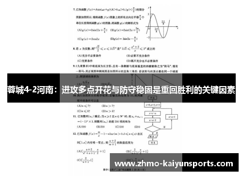 蓉城4-2河南:进攻多点开花与防守稳固是重回胜利的关键因素 蓉城4-2河南:进攻多点开花与防守稳固是重回胜利的关键因素
